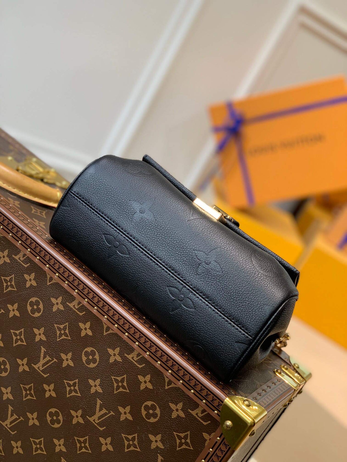 M45813 Favorite Monogram 24cm black TOURTERELLE / CRÈME