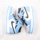 Designer BABY BLUE Jordan 1 High Q ( Customs And Box ), Jordan 1 Sneakers Active