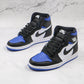 Designer Black Blue Jordan 1 High Q ( Customs And Box ), Jordan 1 Sneakers Active