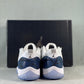 Designer Air Jordan 11 Low 'Navy Snakeskin' CD6847-102