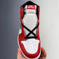 Designer RED Black White Jordan 1 CHICAGO High Q