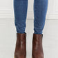 MMShoes Back At It Point Toe Bootie in Chocolate