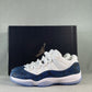 Designer Air Jordan 11 Low 'Navy Snakeskin' CD6847-102