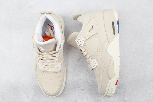 Designer Air Jordan 4 Rerto Canvas DQ4909-100