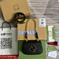 GC 724645 subaxillary bag 21cm black Leather