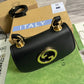 GC 724645 subaxillary bag 21cm black Leather