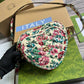 GC 740355 Mini Heart Shoulder Bag 20cm white Rose Pink