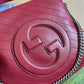 GC751518 Blondie Handbag 24cm red leather Free shipping
