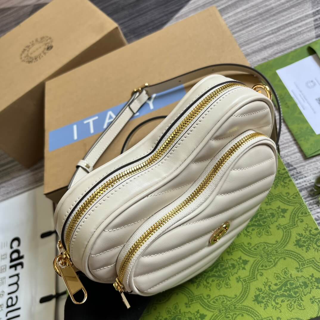 GC751628 shoulder bag shoulder bag 20cm dirty white Free shipping