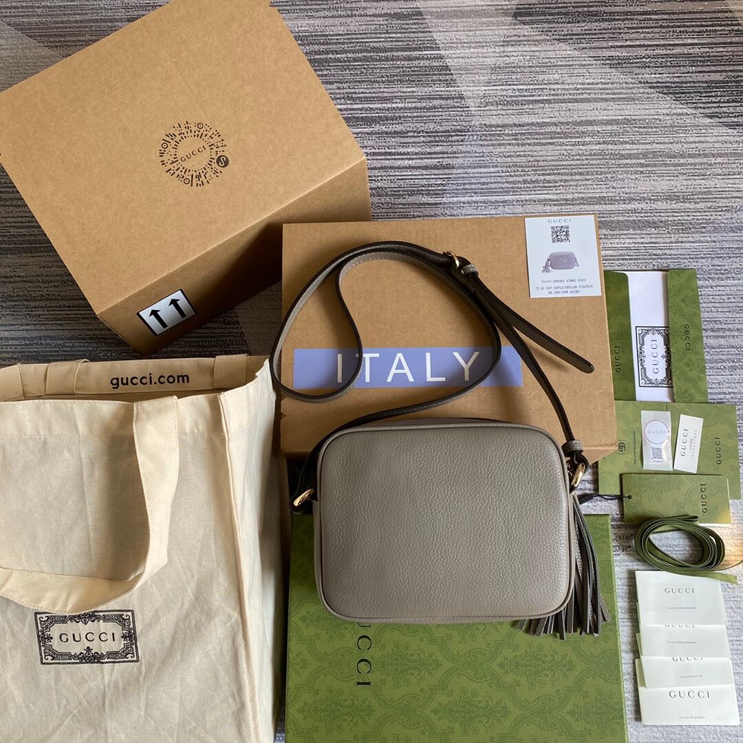 GG 308364 cross body bags 22CM grey Free shipping