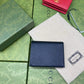 GC 456126 GG Pure cowhide wallet black short design
