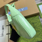 GG637091 Handbag subaxillary bag 19cm light green cowhide