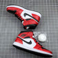 Designer Air Jordan 1 Mid “Gym Red” 554724-069