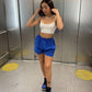 Designer Blue Black Jordan 1 High Q