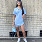 Designer Blue White Jordan 1 High Q ( Customs And Box ), Jordan 1 Sneakers Active