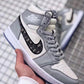 Designer Dior x Air Jordan 1 High OG "Grey"AJ1 High Q
