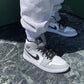 Designer Jordan 1 Mid Light Smoke Grey High Q