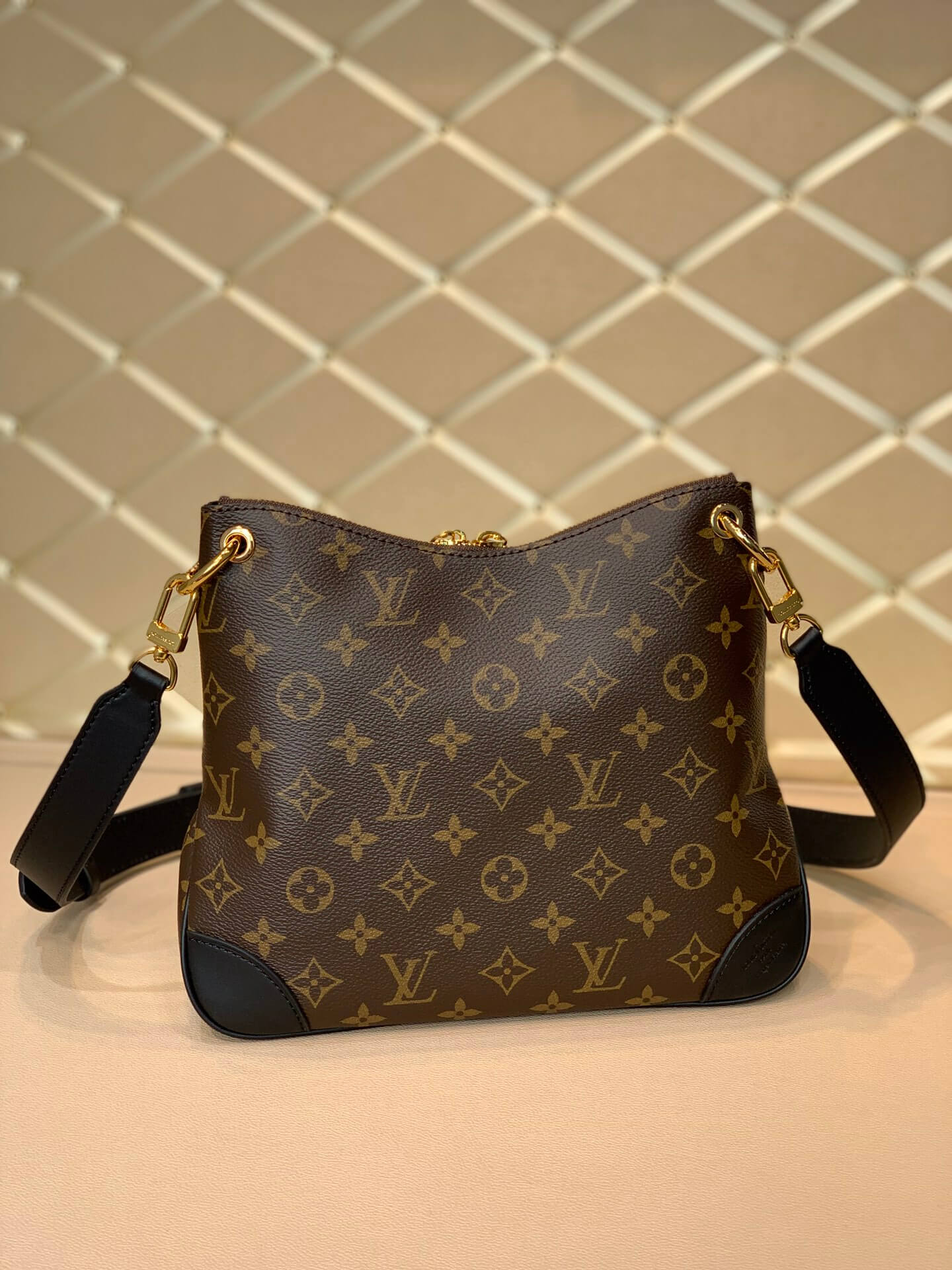 M45353 ODÉON PM monogram black shoulder bag cross body bags 28CM