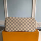 Neverfull N41605 MM Damier Azur Bag N41361 white Pink inside