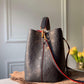 M45306 NéoNoé MM bucket bag Monogram Empreinte dark navy blue