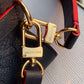 M45306 NéoNoé MM bucket bag Monogram Empreinte dark navy blue