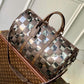 M20864 KEEPALL BANDOULIÈRE 50 Monogram Chess brown