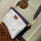 M21057 MAXI MULTI POCHETTE ACCESSOIRES 34CM white / blue