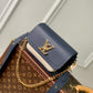 M21084 Lockme Tender shoulder bag cross body bags Navy Blue 19cm