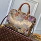 M21317 SPEEDY BANDOULIÈRE 25cm Travel bag Metallic coated canvas