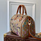 M21317 SPEEDY BANDOULIÈRE 25cm Travel bag Metallic coated canvas