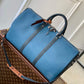 M21377 KEEPALL BANDOULIÈRE 50 Travel bag Denim Blue