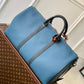 M21377 KEEPALL BANDOULIÈRE 50 Travel bag Denim Blue