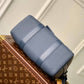 M21438 CITY KEEPALL Damier Distorted 27CM blue