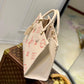 M21575 OnTheGo MM Monogram Empreinte leather apricot 35cm