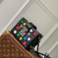 M21621 LU x YK Petite Malle 20cm Black COWHIDE/ REAL LEATHER