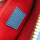 M21650 Coussin Monogram MM 34cm blue Female bag All leather