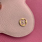 M22375 Capucines MM Taurillon 31.5cm pink COWHIDE/ REAL LEATHER