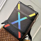 M30337 SOFT TRUNK PM 26cm Black Taïga Rainbow Backpack