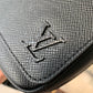 M30850 District PM Taïga 26cm black man bag