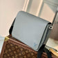 M30851 District PM Taïga 26cm grey man bag