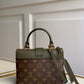 M44797 Locky BB Handbag shoulder bag cross body bags green calfskin Monogram