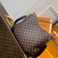 M45355 ODÉON MM coffee brown damier shoulder bag Khaki 31cm