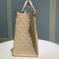 M45595 OnTheGo MM Monogram Empreinte leather white 35cm