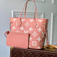 M45686 Neverfull MM Monogram Empreinte Rose Pink