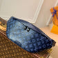 M45729 DISCOVERY BUMBAG PM Monogram Shadow 44cm blue