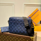M45730 DUO MESSENGER Monogram Shadow 26cm blue