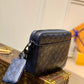 M45730 DUO MESSENGER Monogram Shadow 26cm blue