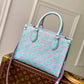 M46067 OnTheGo PM 9.8inches blue Monogram Empreinte Monogram Giant