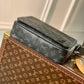 M46255 District PM Taïga 26cm monogram Eclipse black man bag