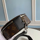 M46273 AUDIO CASE Wheel Box Monogram 20cm brown